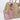 Prada Pink Ostrich Leather Keylock Handbag