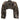 Gucci x Tom Ford Brown Leather Stud Crop Fur Jacket