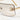 Chanel Matte Gold Rectangle Crystal CC Logo Sunglasses 4105B