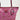 Coach Pink Monogram Zip Tote