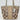 Coach Brown Gold Monogram Tote Bag