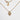 Christian Dior Crystal Heart Charm Necklace